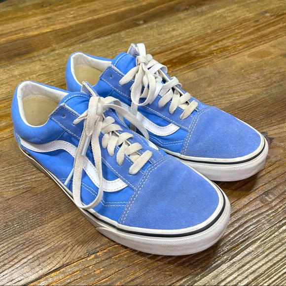 Lapis Blue White Skate Shoes Womens 
